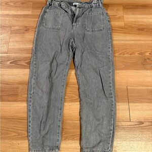 Zara Light Gray Denim Pants